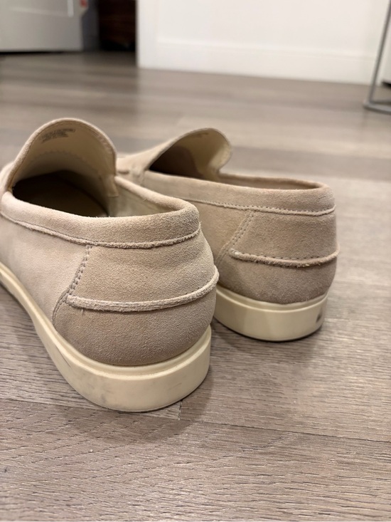 Men\'s Zara Suede Slip-On Loafers in Light Beige main image 5